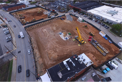 Construction of Theory West Midtown Multifamily Student Housing by Summit Contracting Group