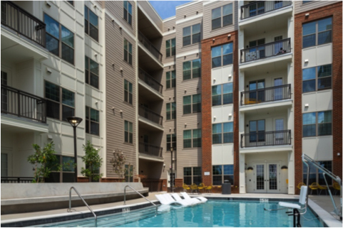 Theory West Midtown Multifamily Student Housing by Summit Contracting Group Pool area