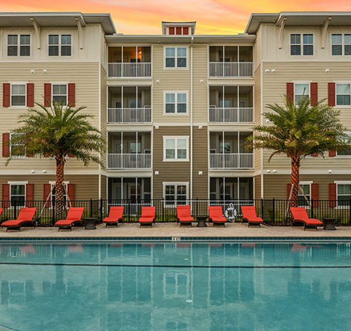 Monterey Pointe Market Rate Senior Living Apartments pool area