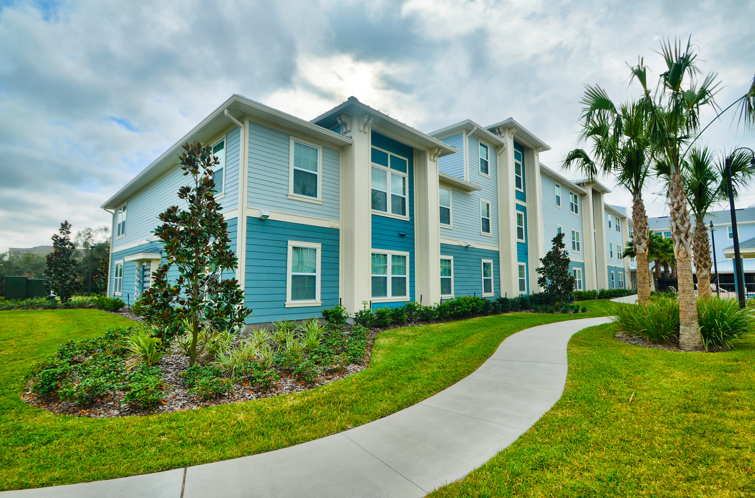 Senior living facility multi story complex