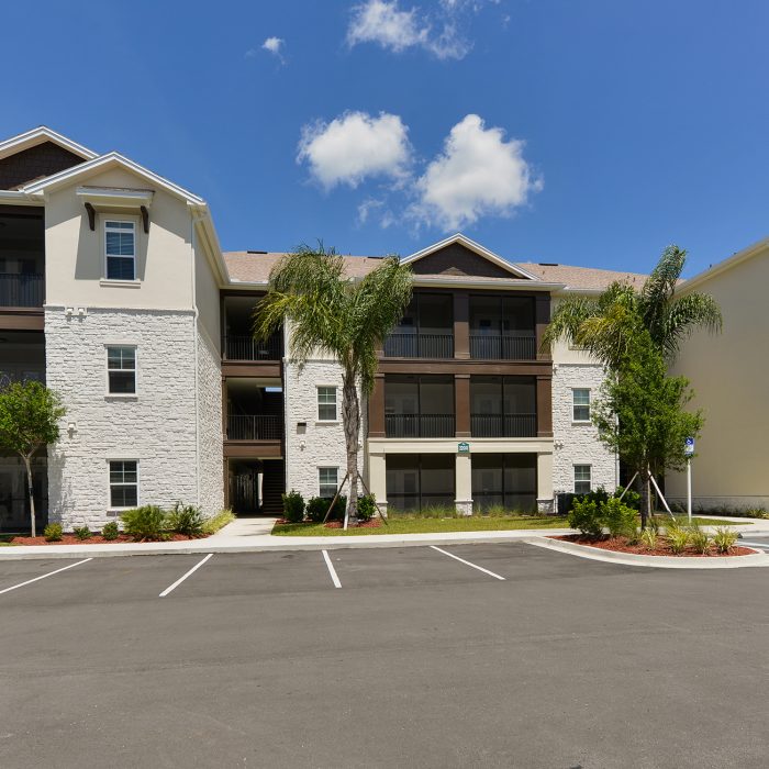 Multi level apartment building in Florida