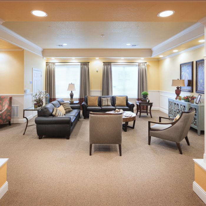 Madison Crossing Market Rate Senior Living Apartments by Summit Contracting Group sitting area