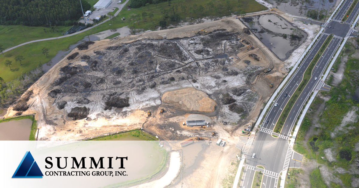 Aerial photo of San Mateo Crossing Market Rate Apartments Construction