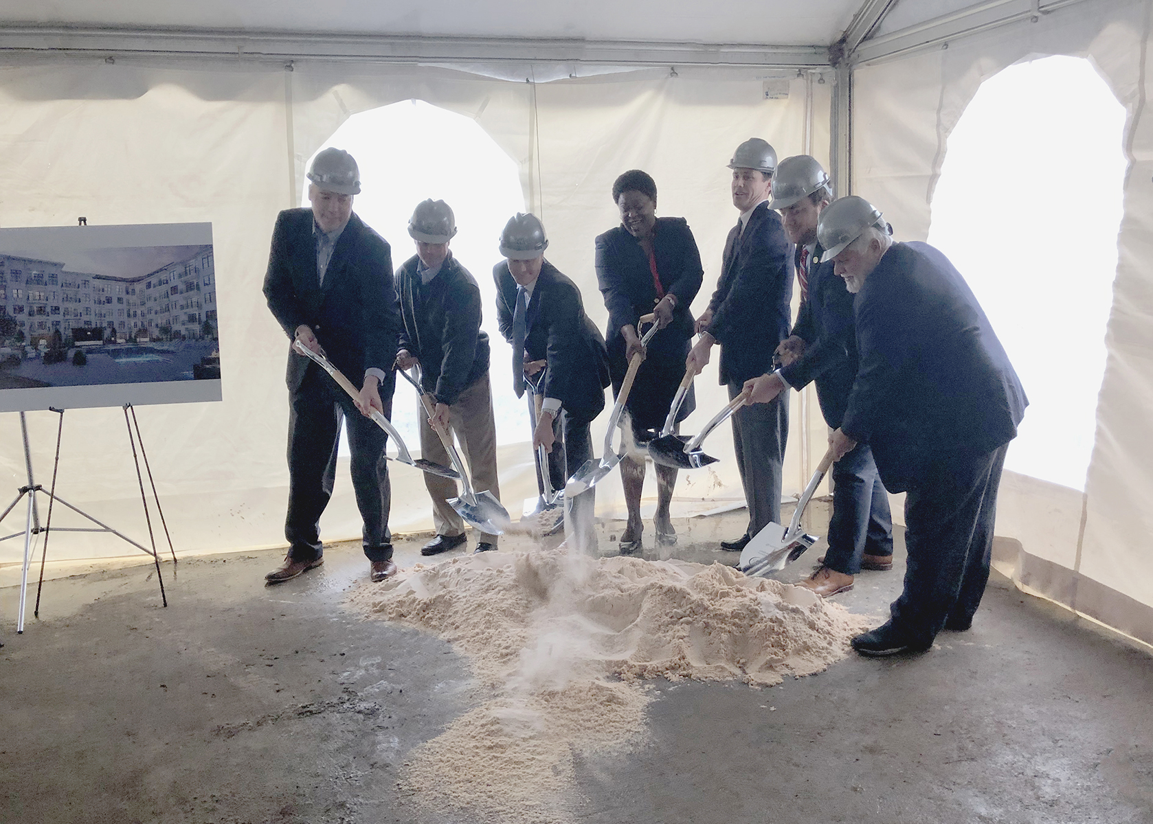 Upper Westside Groundbreaking Ceremony for Market Rate Development by Summit Contracting Group