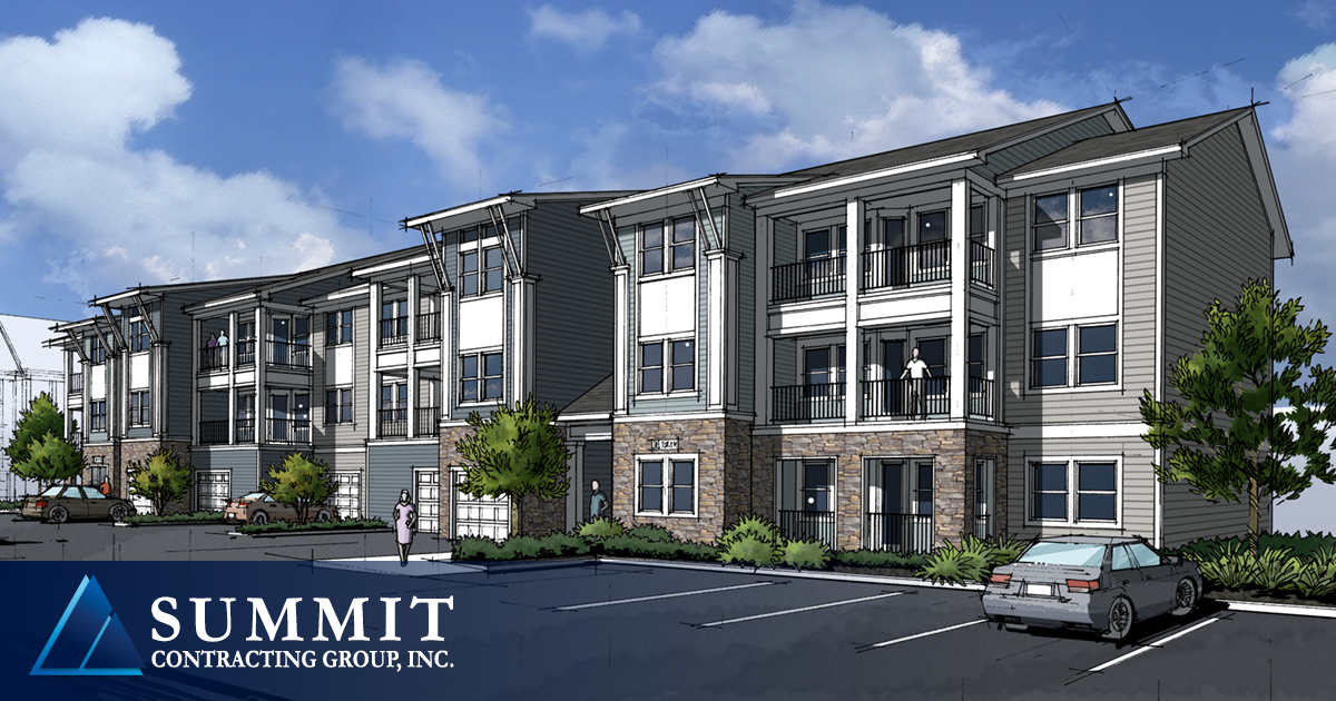 500 East Apartments Multifamily Development Summit Contracting Group 2018