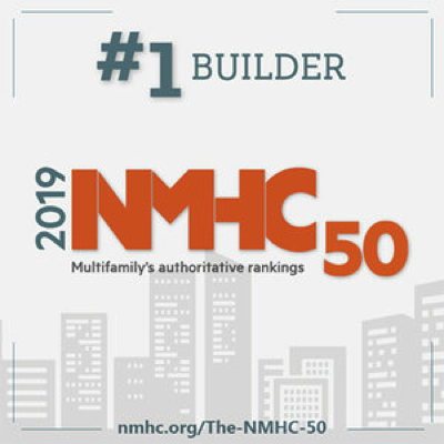Graphic for NMHC 50 2019 #1 Builder Award for Summit Contracting Group