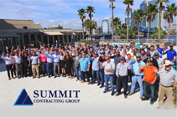 Group photo of 2020 Summit Contracting Group Superintendents Meeting