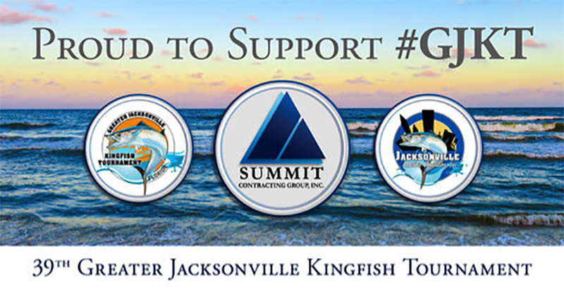39th Greater Jacksonville Kingfish Tournament with Summit Contracting Group Multifamily Contractor