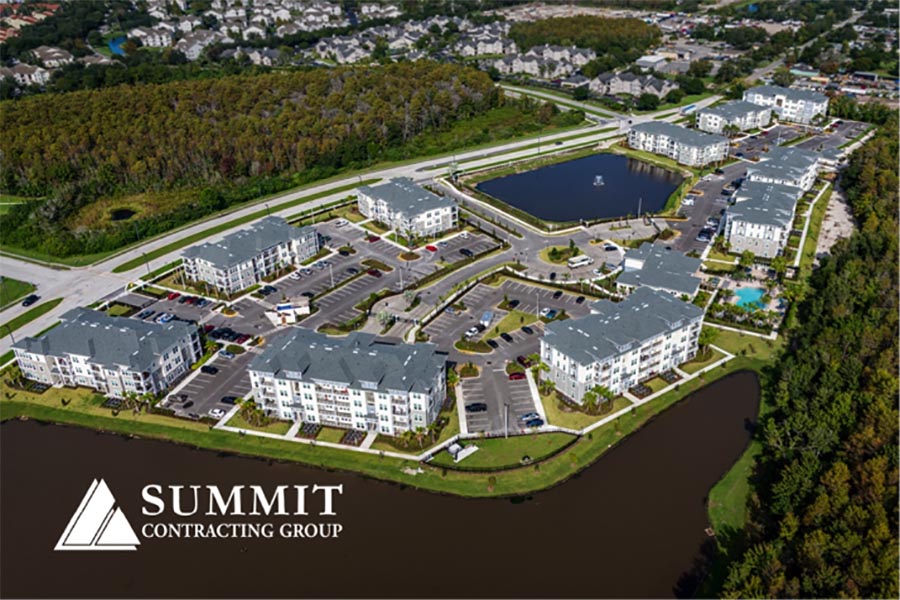 Morgan Orlando Multifamily Apartments Aerial View from Summit