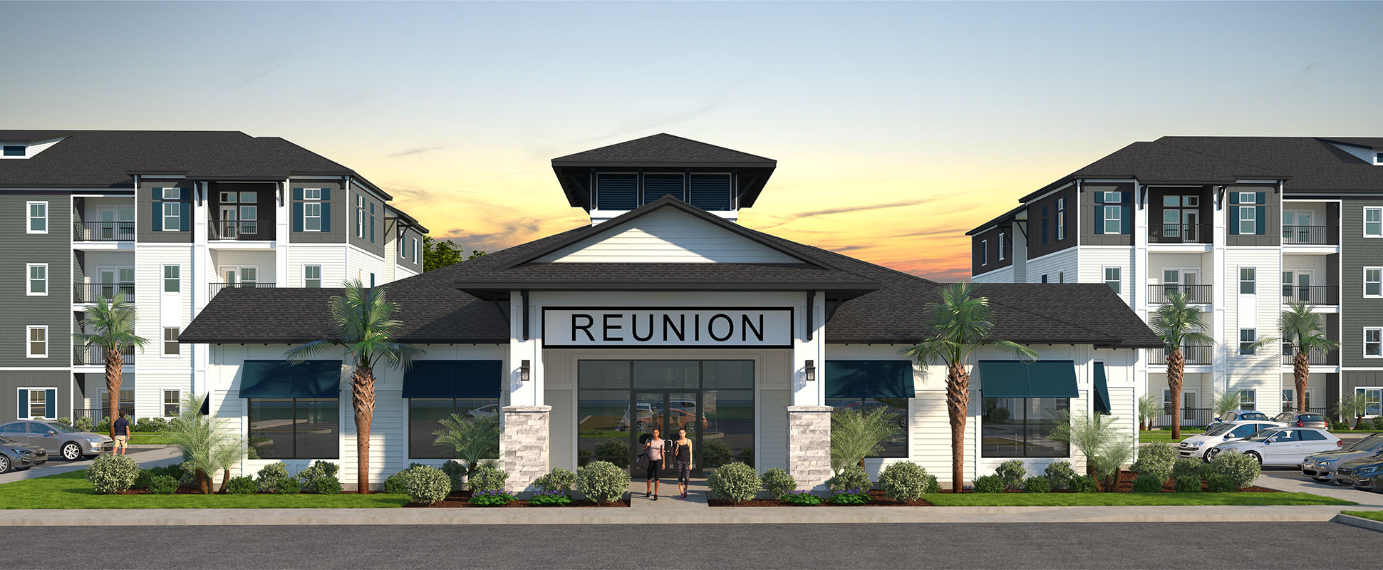 architect's rendering of Reunion apartments in Davenport Florida