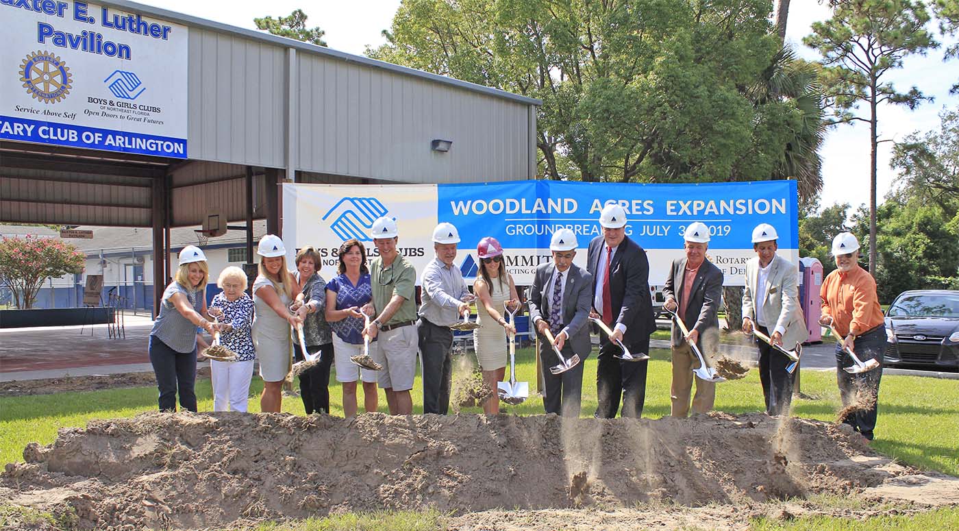 groundbreaking of boys and girls clubs