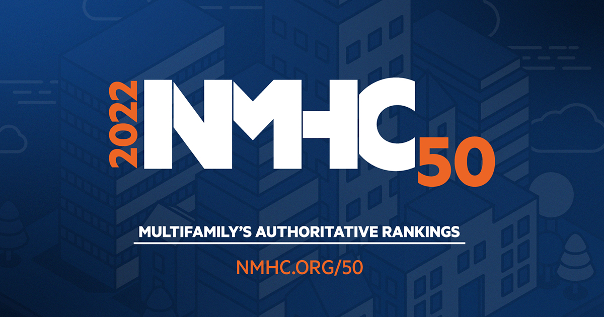 2022 NMHC 50 Top Builder List