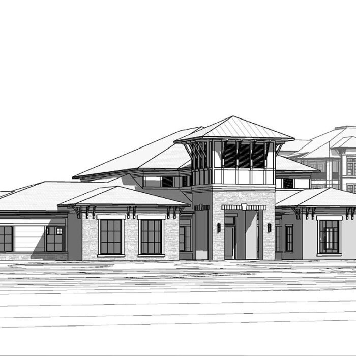 rendering of 2 story building