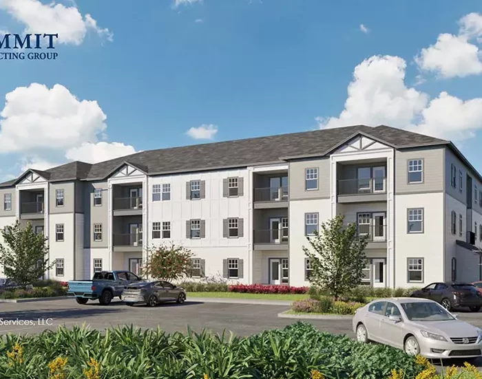 3-story apartment building