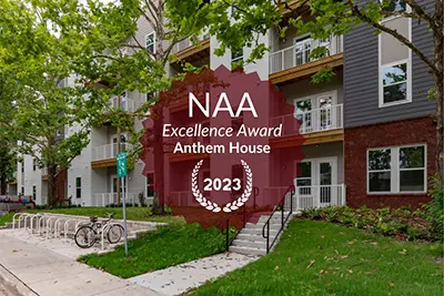 image of award badge for 2023 NAA Award Winner Anthem House