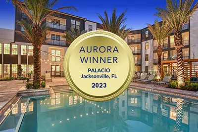 image of award badge for 2023 Grand Aurora Award Winner Palacio
