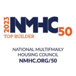 NMHC Top Builder logo badge with website: nmhc.org/50